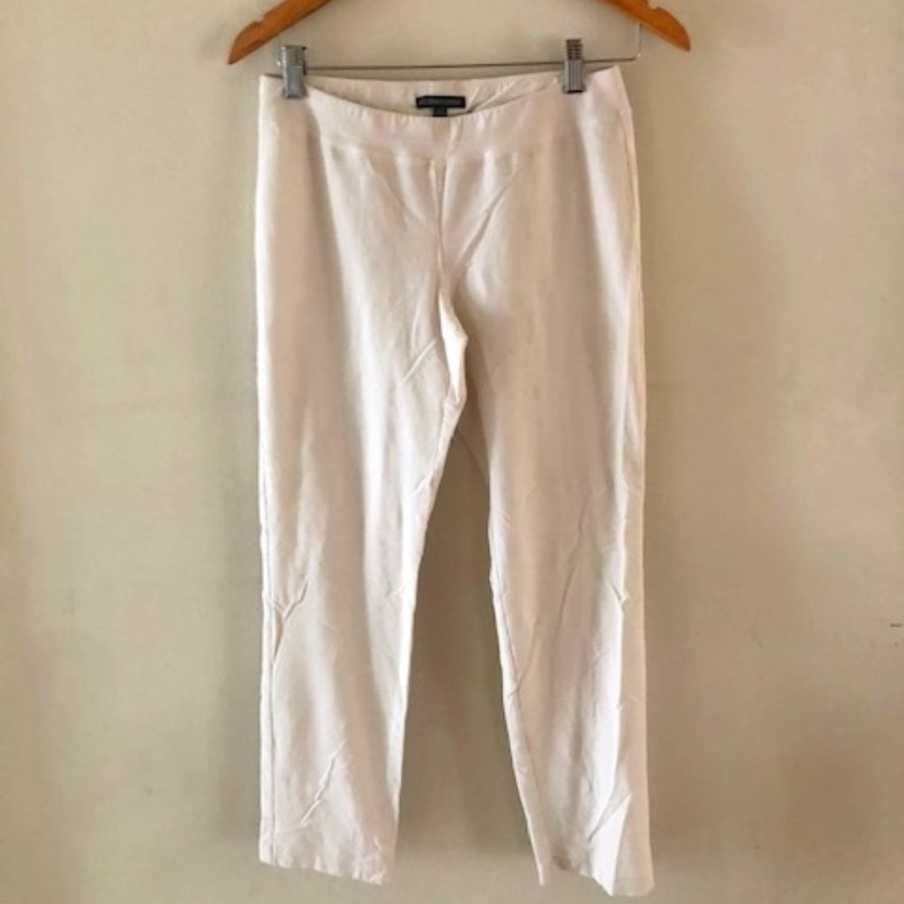Eileen Fisher White Trousers